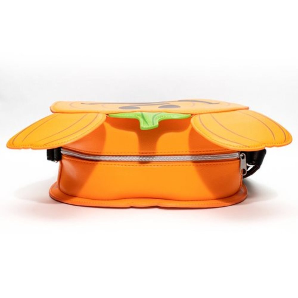 Loungefly Mickey Mouse Jack-o'-Lantern Mickey Crossbody Purse - Picture 3 of 4